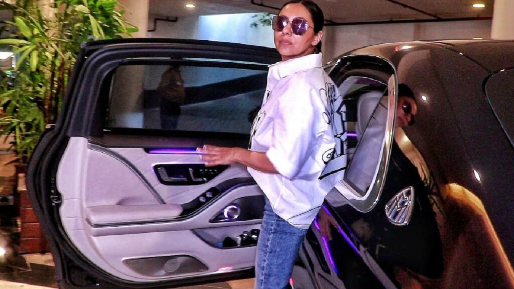 Gauri Khan in Mercedes Maybach S580