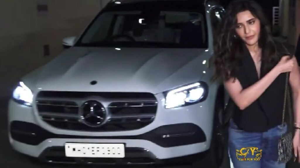 Karishma Tanna in Mercedes Gls