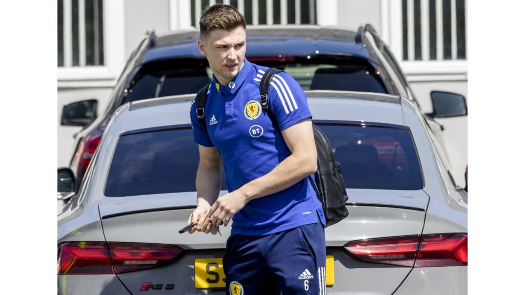 Kieran Tierney with His Audi Rs5