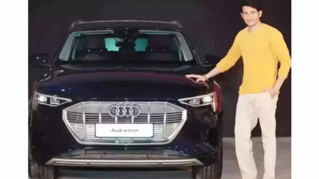 Mahesh Babu with Audi E tron