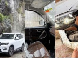 mahindra scorpio n leaking sunroof accident