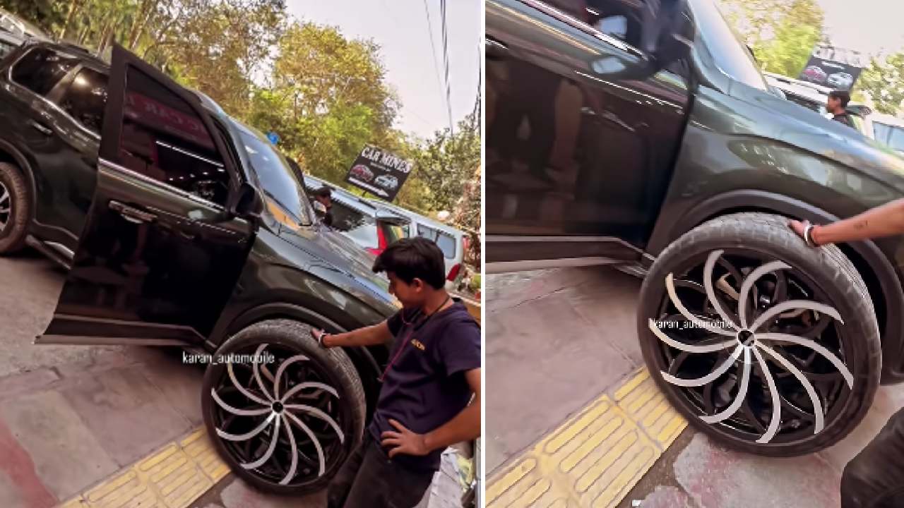 Mahindra Scorpio N with 26-inch Alloys