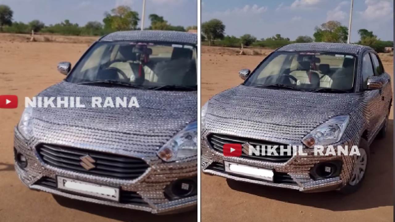 Man Wraps Maruti Swift Dzire in Re 1 Coins