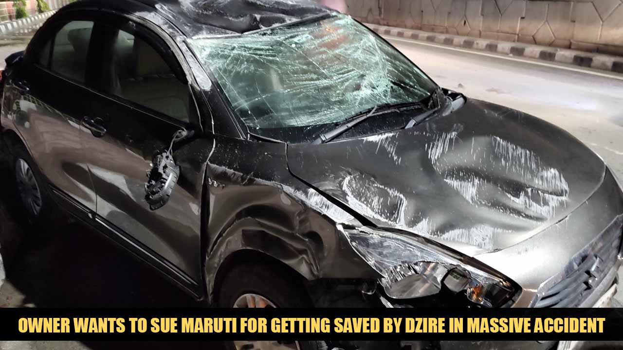 maruti dzire accident sue maruti suzuki