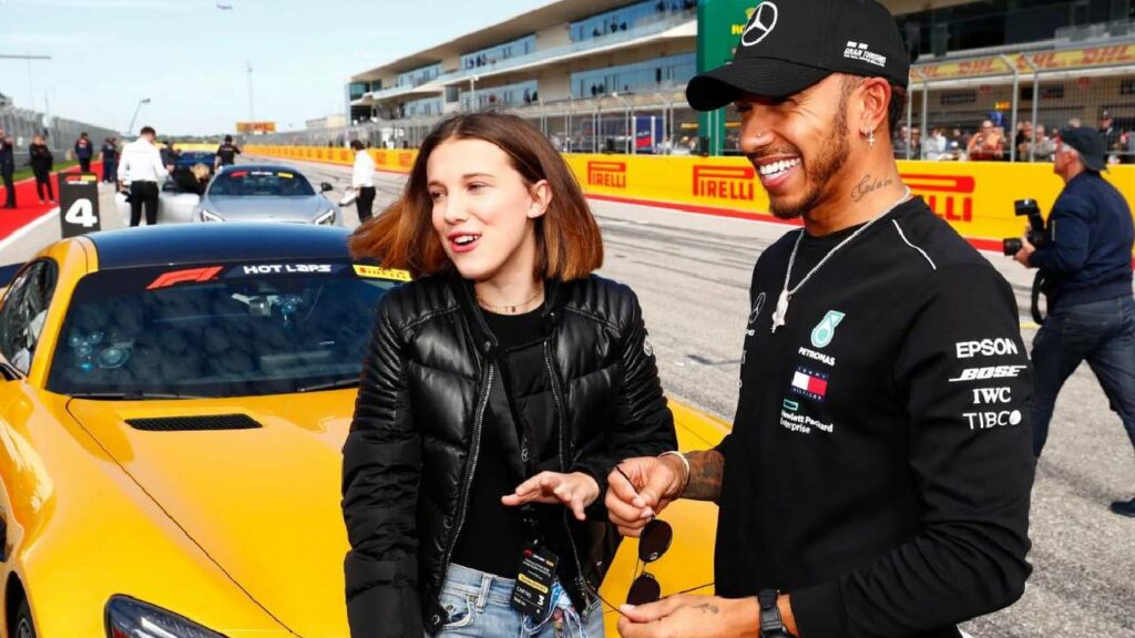 Millie Bobby Brown with Her Mercedes Amg Gtr