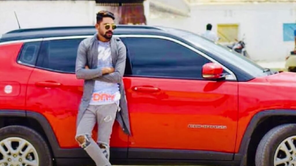 Mohammed Siraj with Jeep Compass