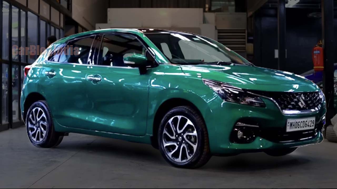 new maruti baleno bmw isle of green paint