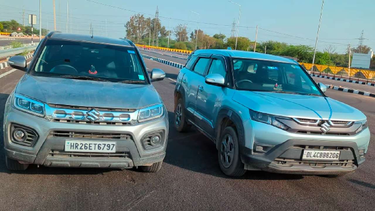 Old vs New Maruti Brezza Drag Race