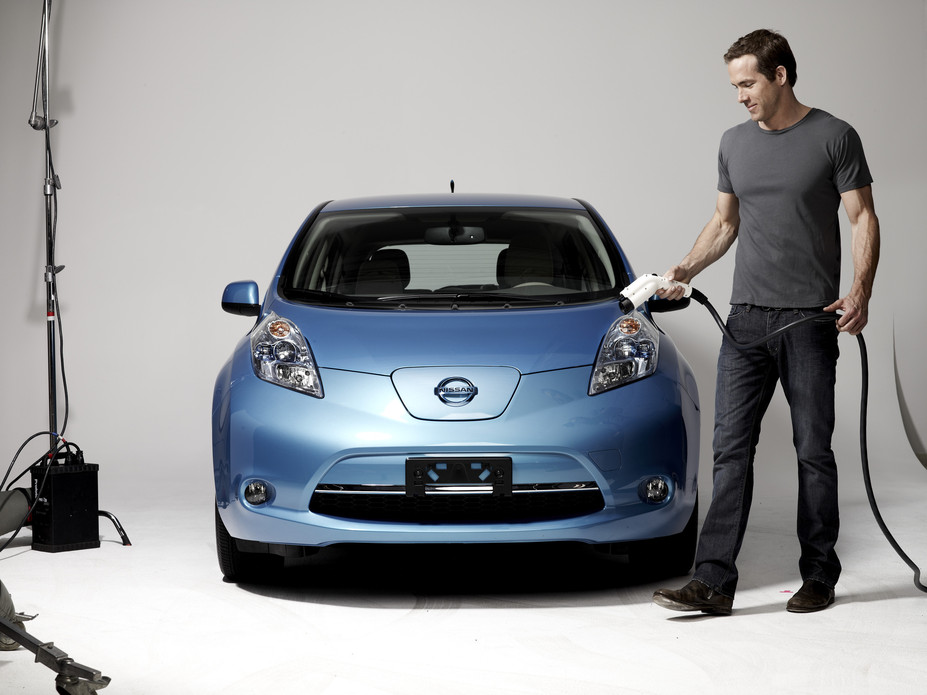 Nissan Leaf of Ryan Reynolds