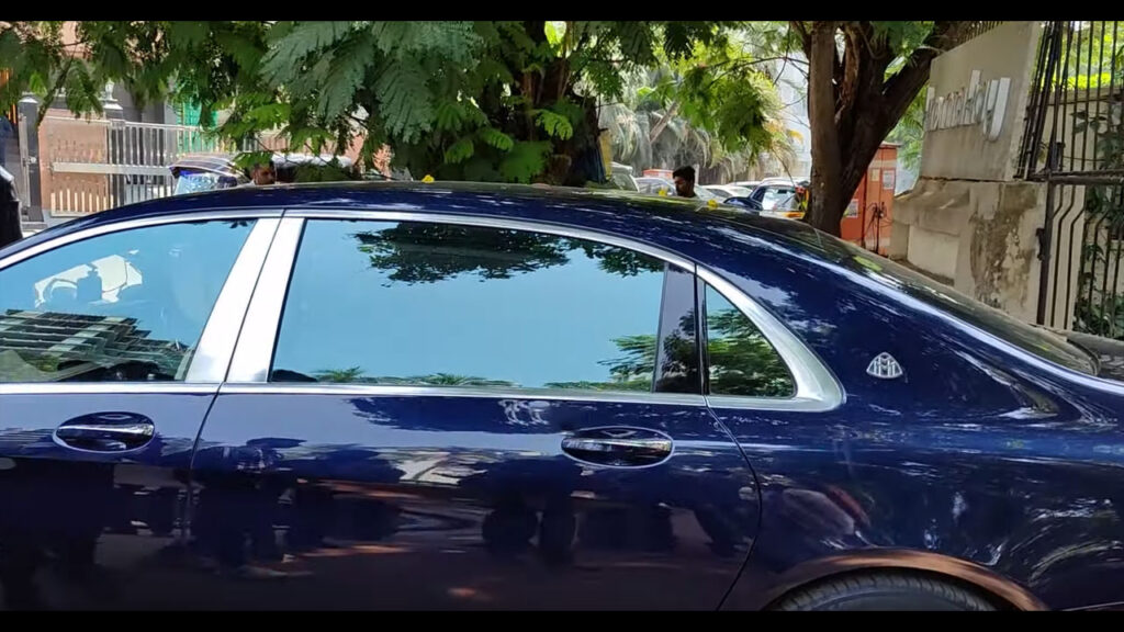 Madhuri Dixit Spotted in New Mercedes Maybach S500
