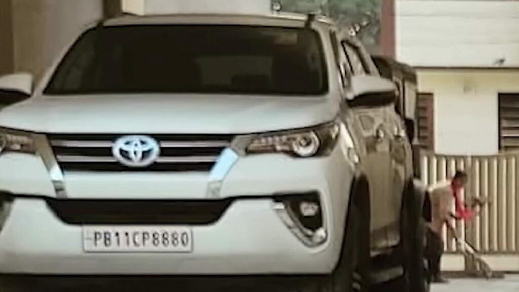 Toyota Fortuner of Sandeep Sharma