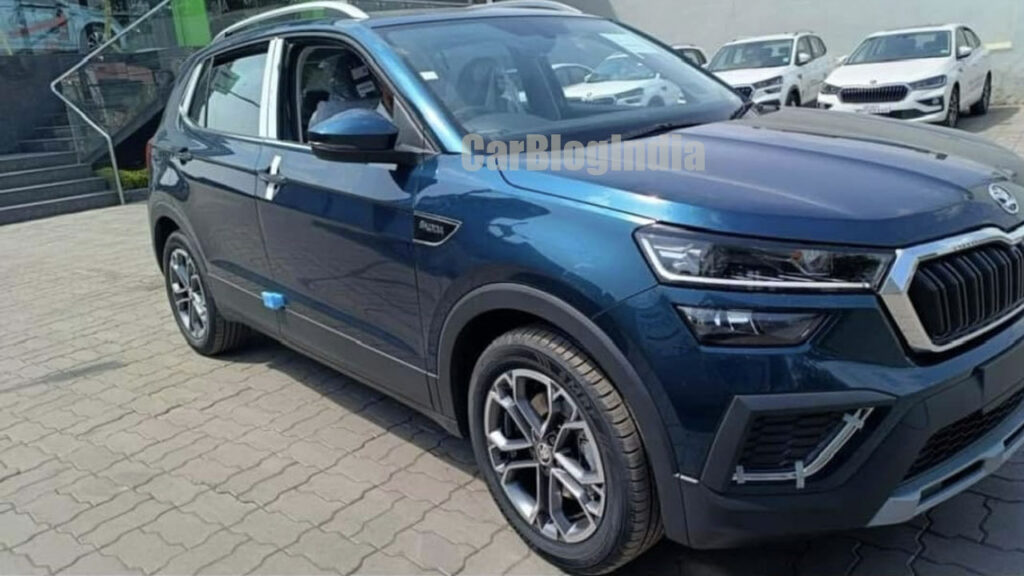 Skoda Kushaq Lava Blue Paint