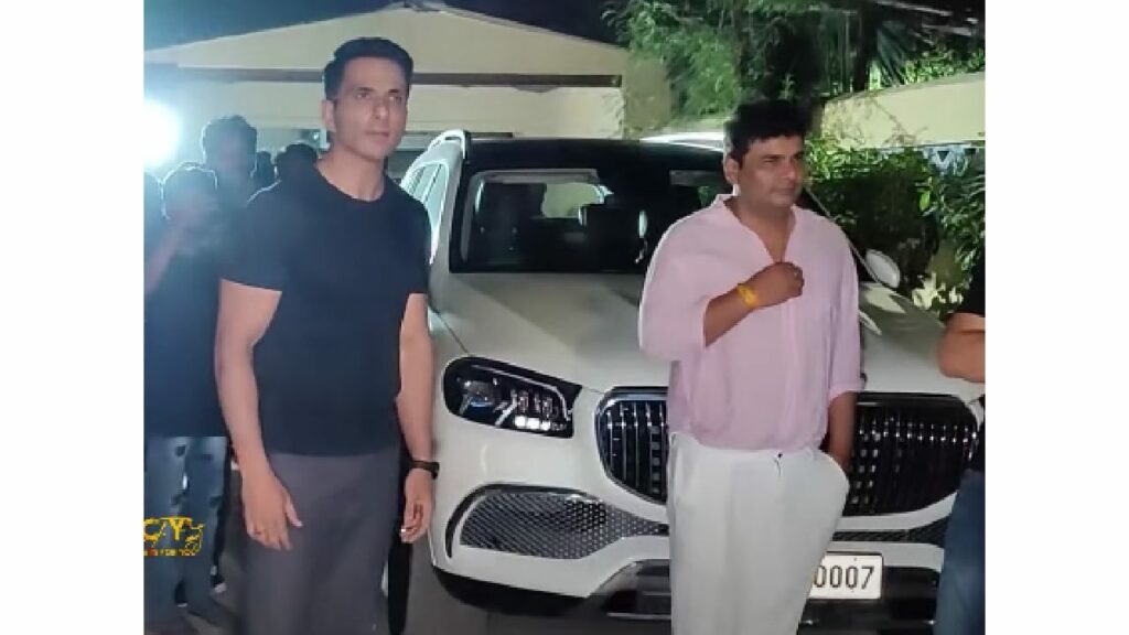 Sonu Sood with His Mercedes Maybach Gls600