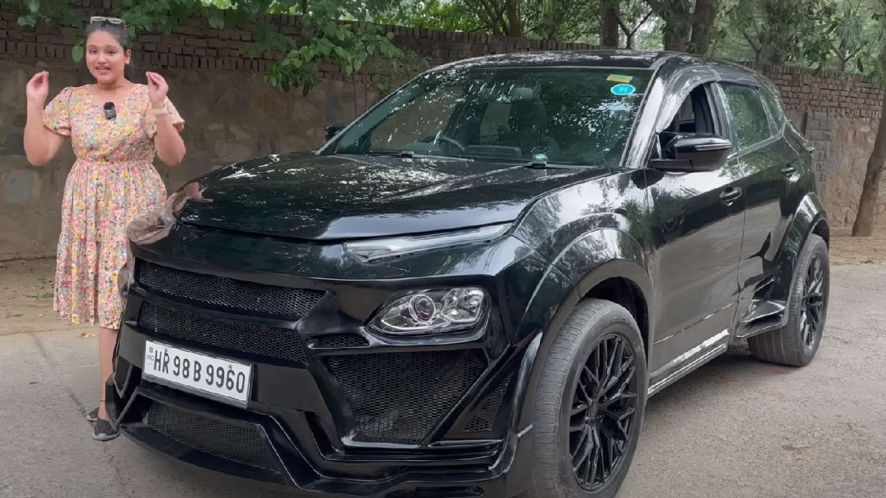 Tata Harrier with Lamborghini Urus Body Kit