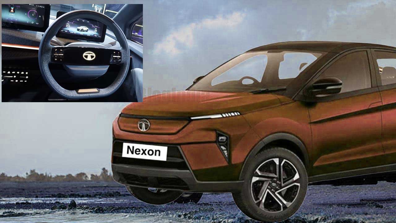 tata nexon facelift curvv-inspired interior