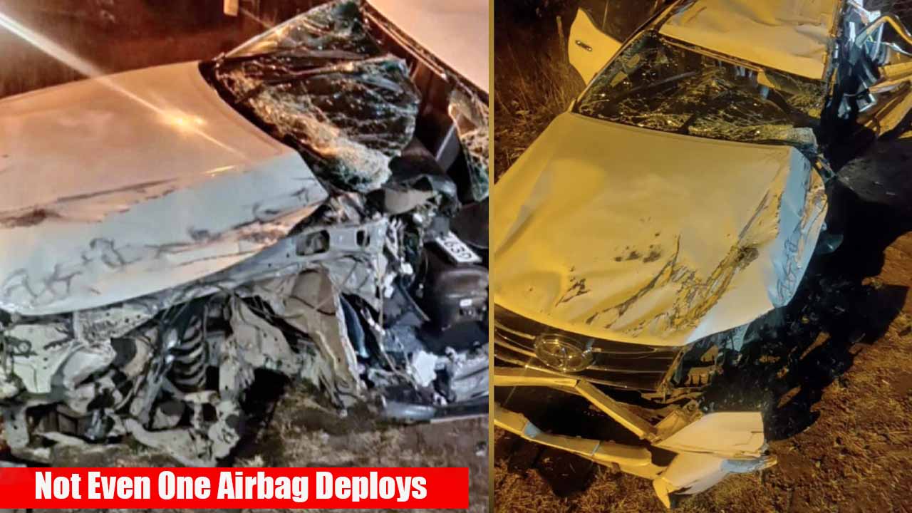 toyota fortuner accident no airbags deploy