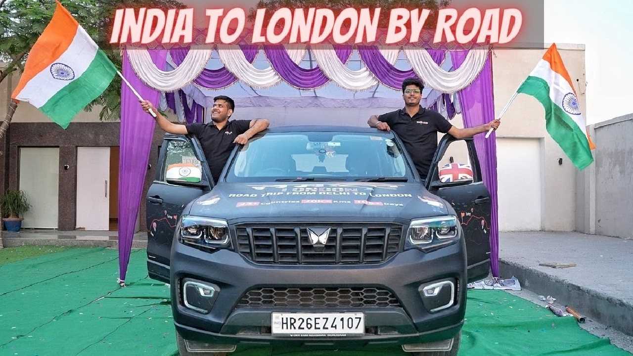 YouTuber Modifies Mahindra Scorpio N for Delhi to London Trip