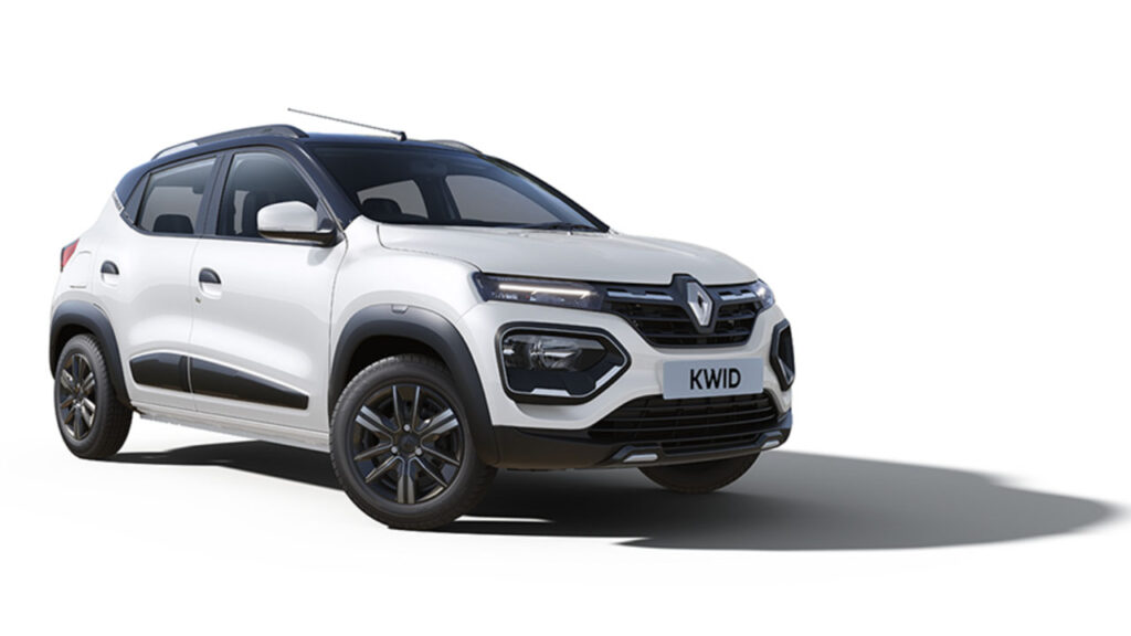 2023 renault kwid dual-tone white black