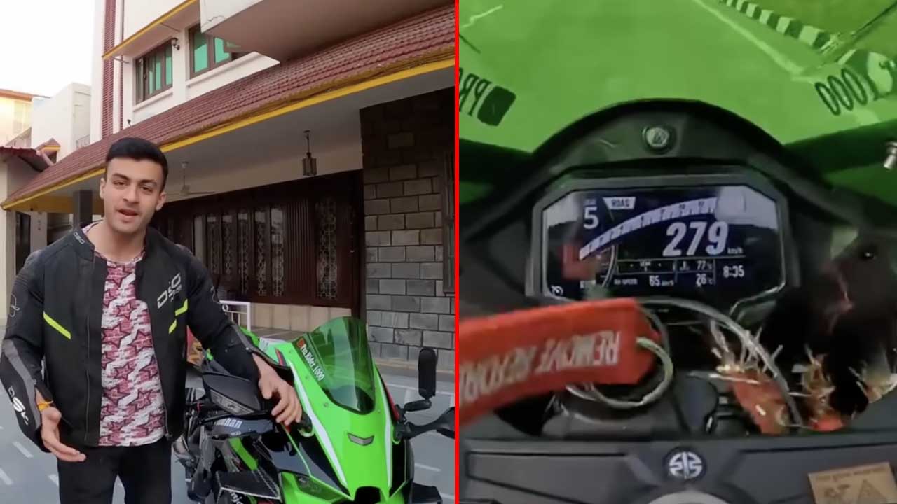 agastya chauhan kawasaki ninja zx10r accident