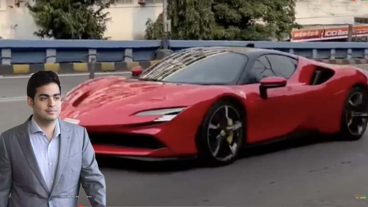 Akash Ambani Ferrari Sf90