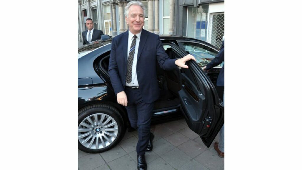 Alan Rickman BMW 7 Series