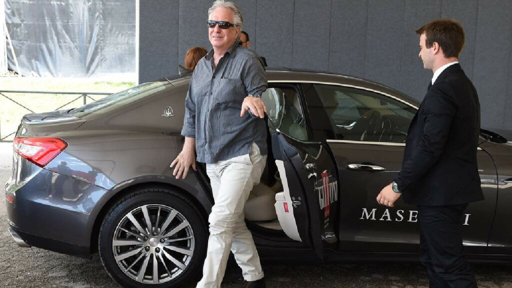 Alan Rickman Maserati Ghibli