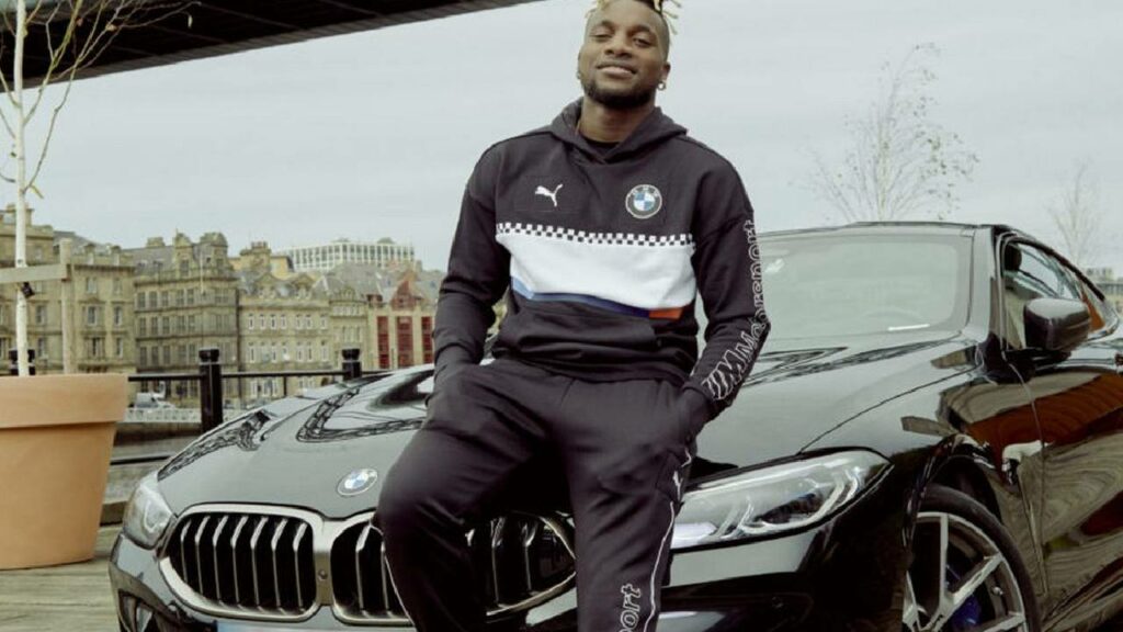 Allan Saint-Maximin with BMW