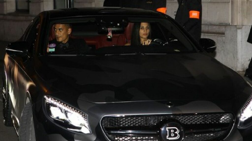 Alphonse Areola with His Mercedes benz Amg S63