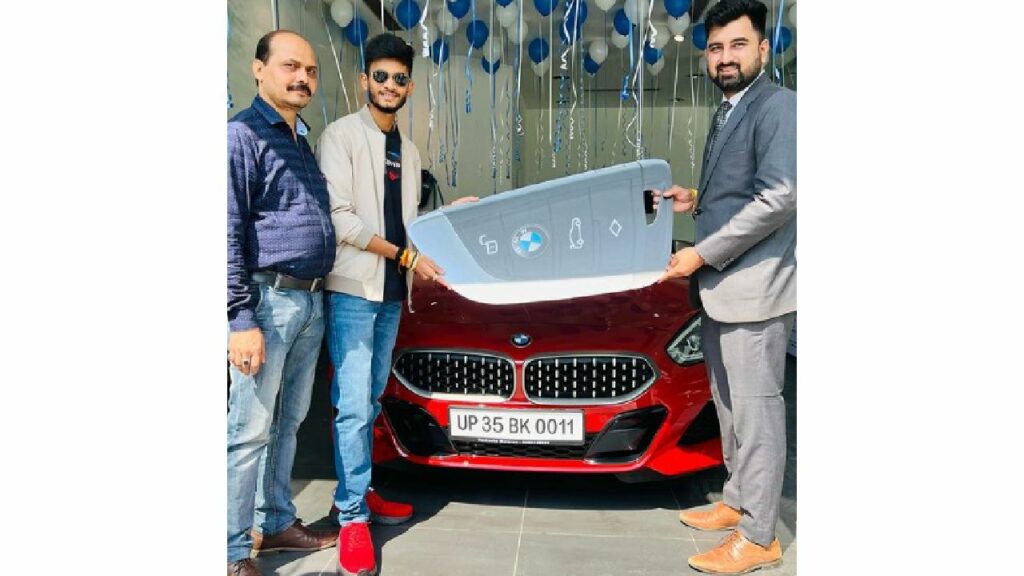 Anurag Dwivedi with his BMW Z4