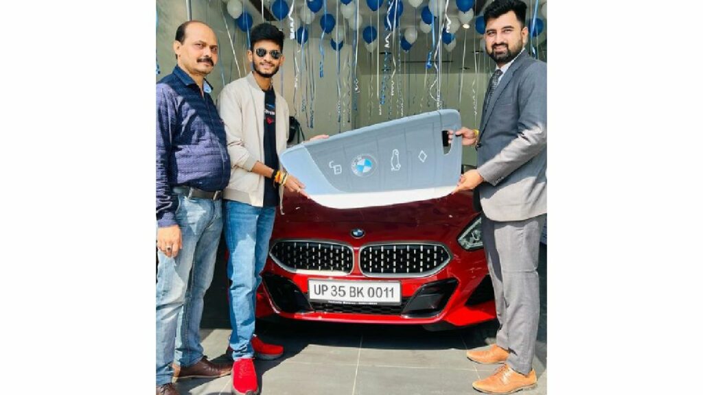 Anurag Dwivedi with His Bmw Z4