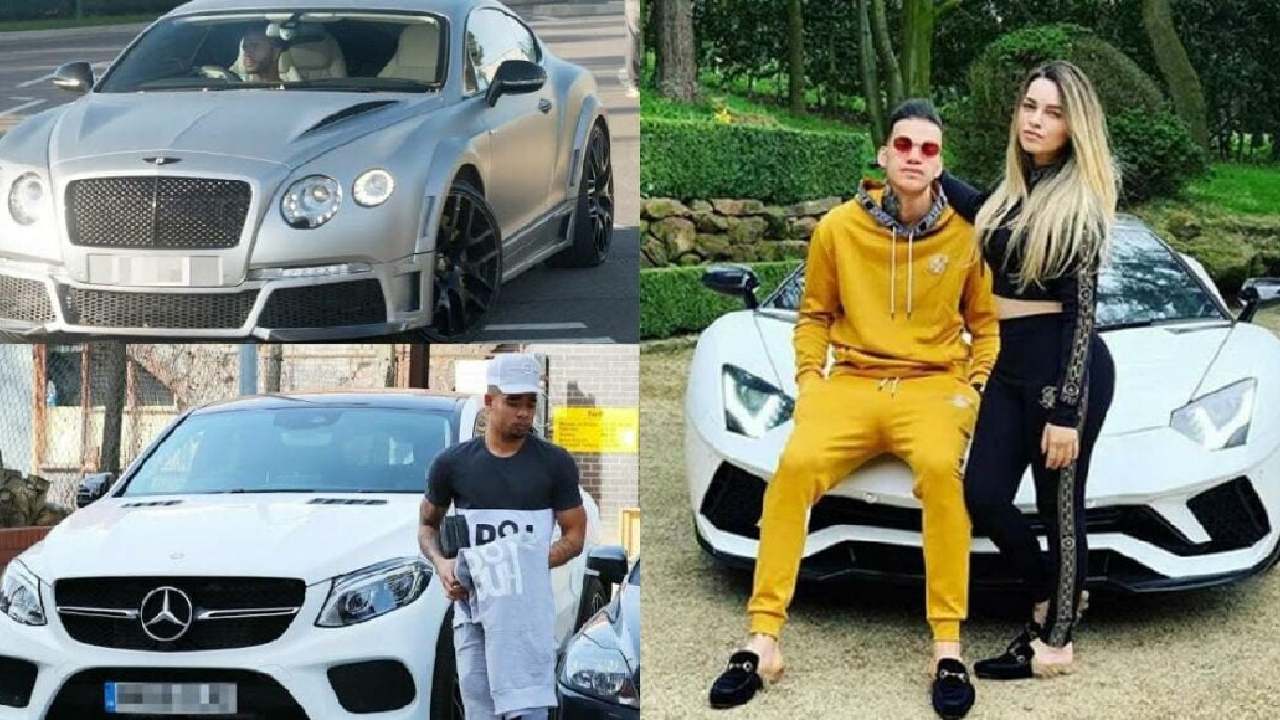 Cars of Players of Arsenal vs Manchester City