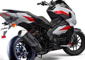 Bajaj Pulsar Rendered as MotoScooter