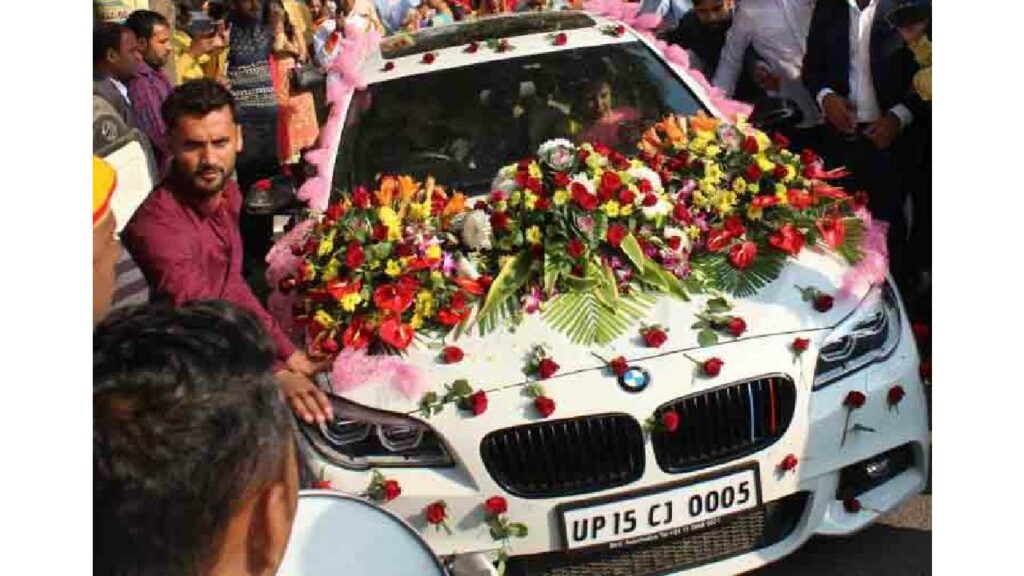 Bhuvneshwar Kumar with His Bmw 530d M Sport