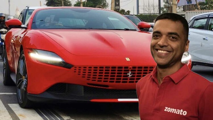 car collection of zomato founder deepinder goyal