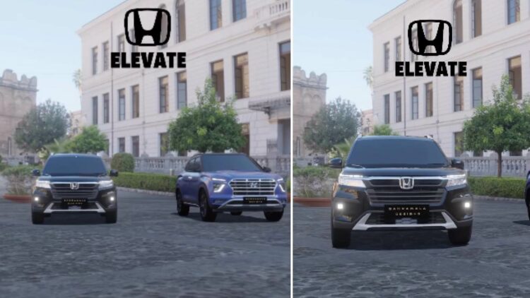 Honda Elevate and Hyundai Creta Visualised