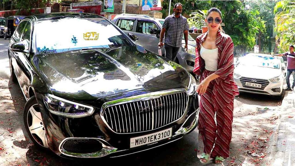 Kiara Advani in Mercedes Maybach S580