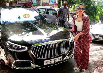 Kiara Advani in Mercedes Maybach S580