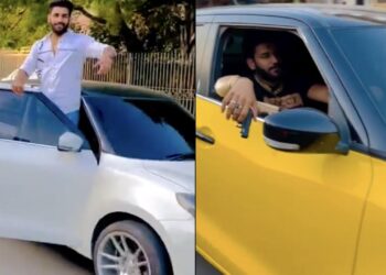 maruti swift stunt gun flaunting