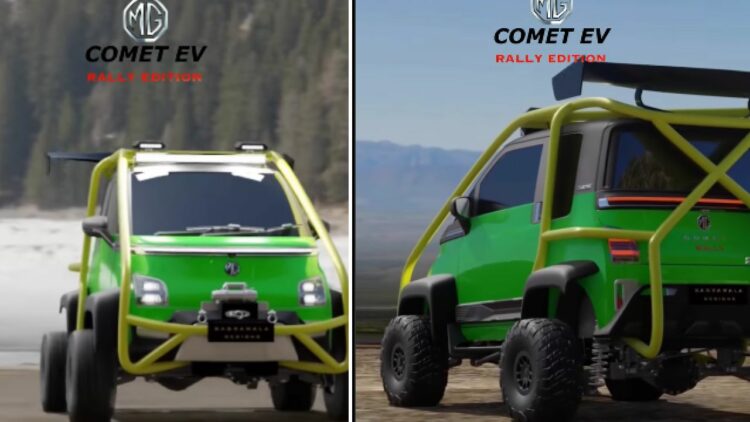 Mg Comet Ev Rally Edition