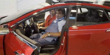 nitin gadkar in tesla