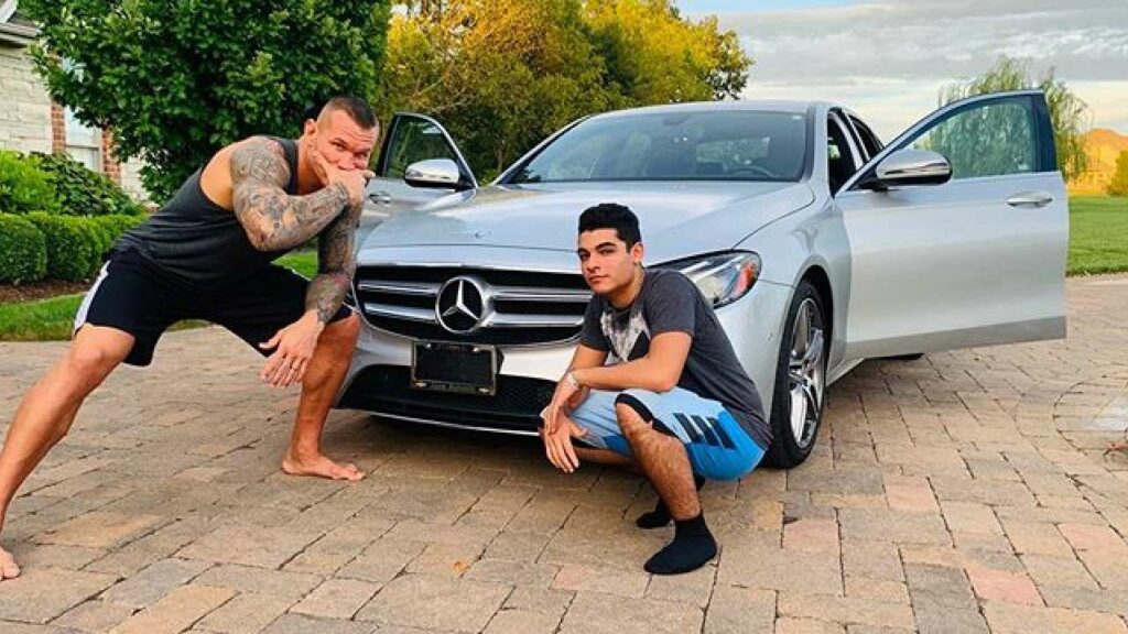 Randy Orton with Mercedes