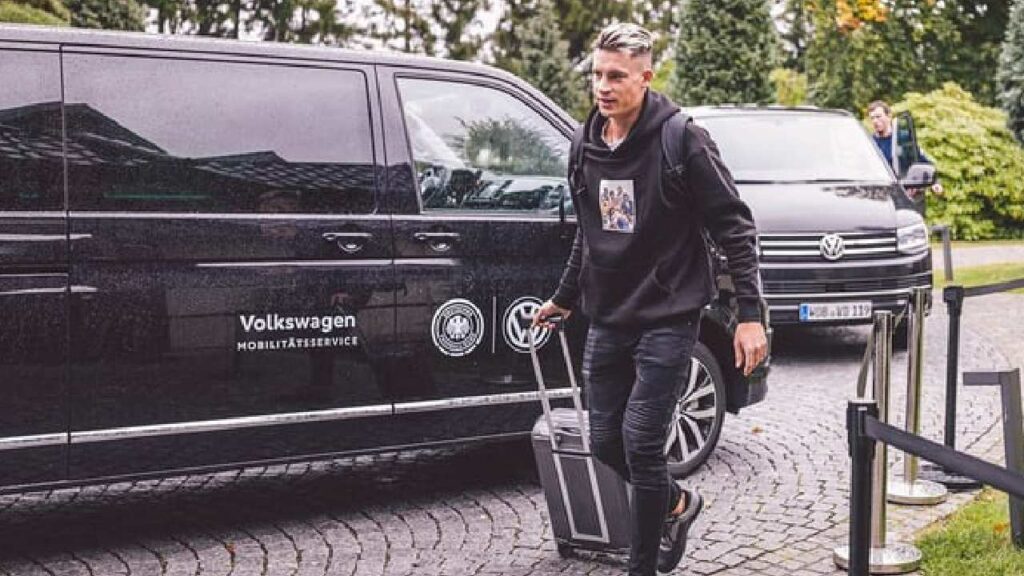 Robin Koch with VW Van