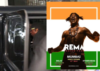 Nigerian Popstar and Afroway Prodigy REMA Drives Mercedes G63 In Mumbai