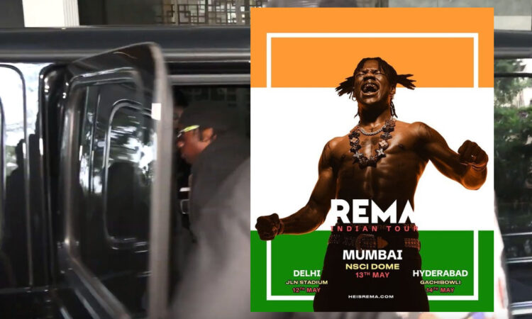 Nigerian Popstar and Afroway Prodigy REMA Drives Mercedes G63 In Mumbai