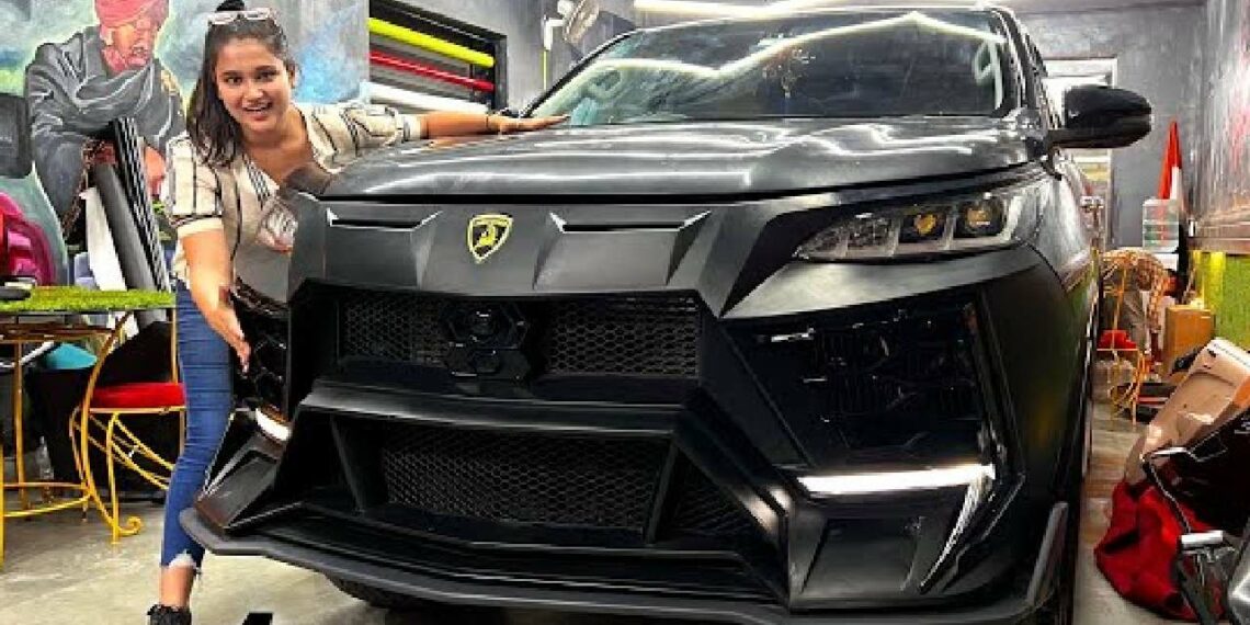 Toyota Fortuner with Lamborghini Urus Body Kit