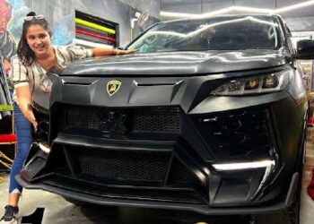 Toyota Fortuner with Lamborghini Urus Body Kit