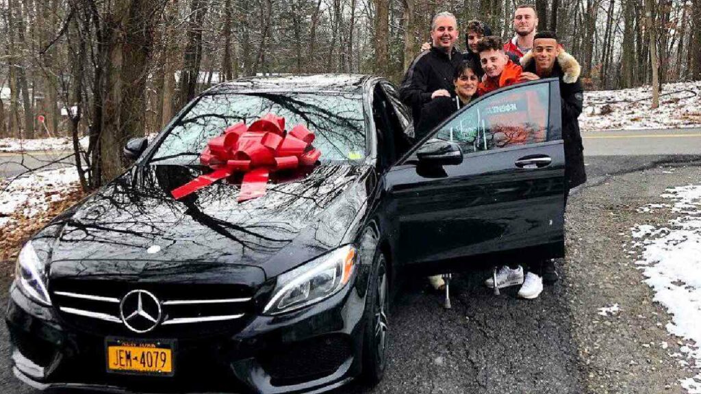 Tyler Adams with Mercedes