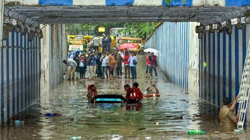 Woman Dies As Her Vehicle Drowns in Underpass in Bengaluru