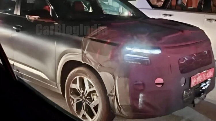 2023 Kia Seltos Facelift X-Line Spied