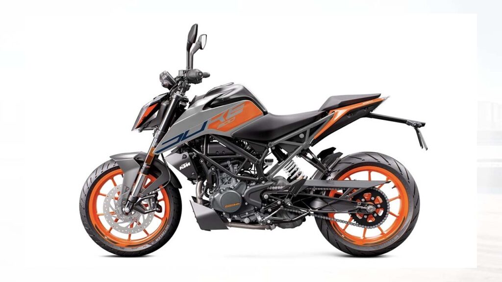 2023 Ktm Duke 200 Side Profile